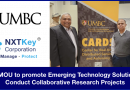 UMBC and NXTKey Sign MOU to promote Emerging Technology Solutions